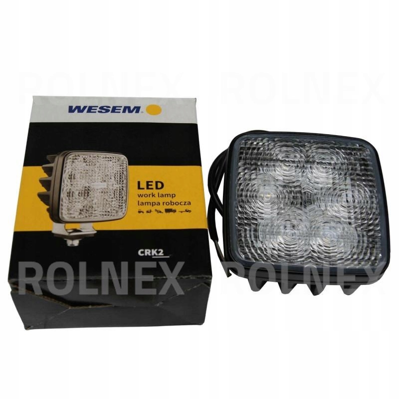Pracovní lampa čtvercová 9 Led Wesem 800 Lm CRK2A.54100.00