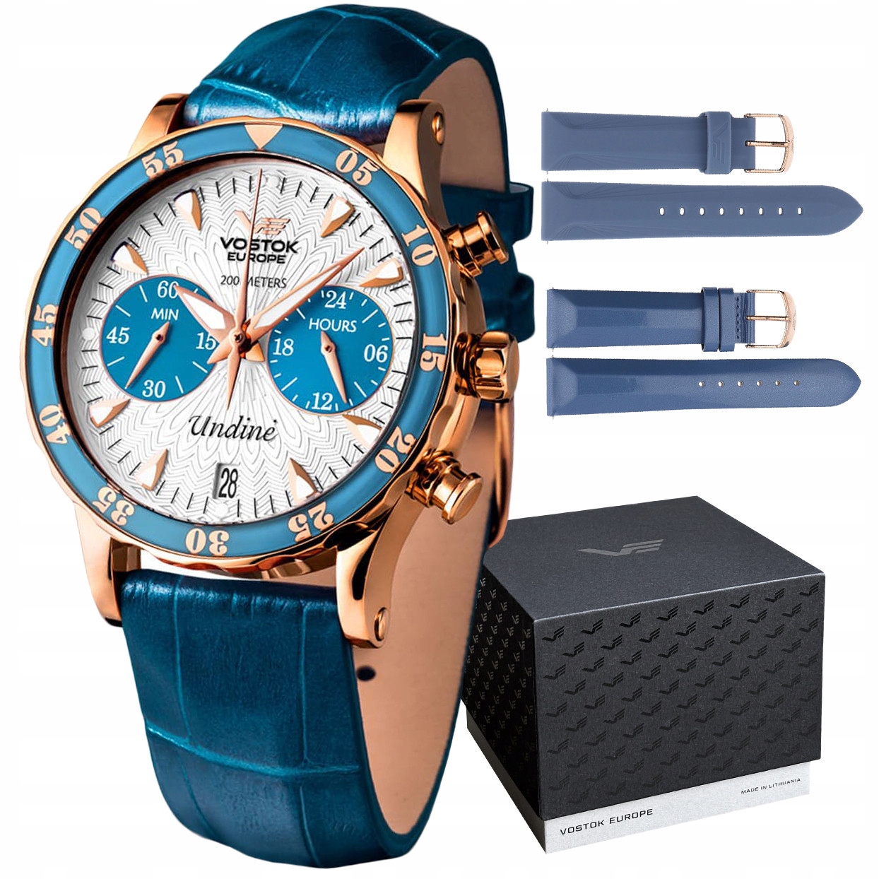 Dámské hodinky Vostok Europe VK64-515B527 modré
