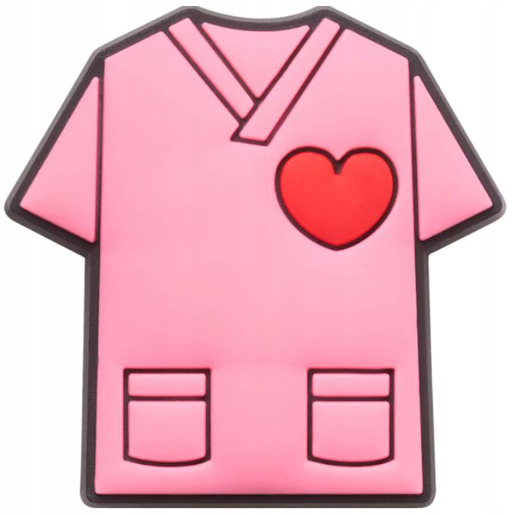 

Crocs Jibbitz Przypinka Fartuch Serce Ozdoba Butów