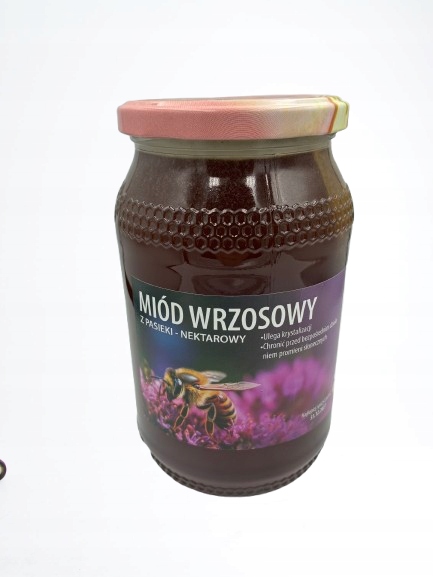 Polski miód Wrzosowy Polska pasieka Zenon Biegas Lubelszczyzna