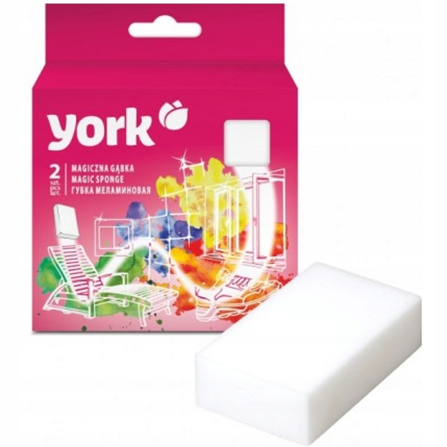 

York Magiczna gąbka do czyszczenia, 2 sztuki