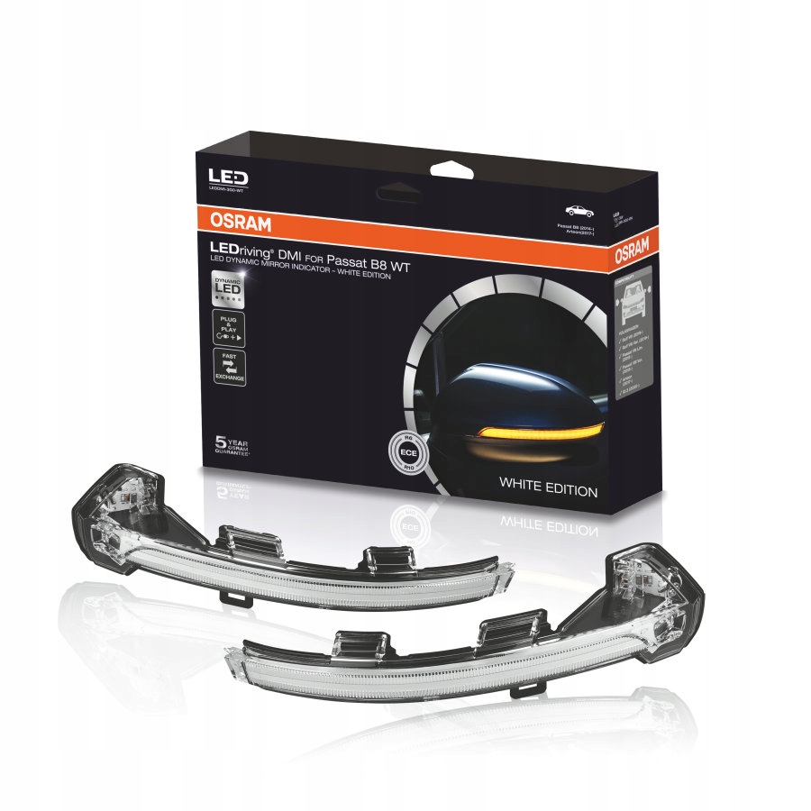 OSRAM DYNAMICZNE KIERUNKOWSKAZY LED VW BIALE