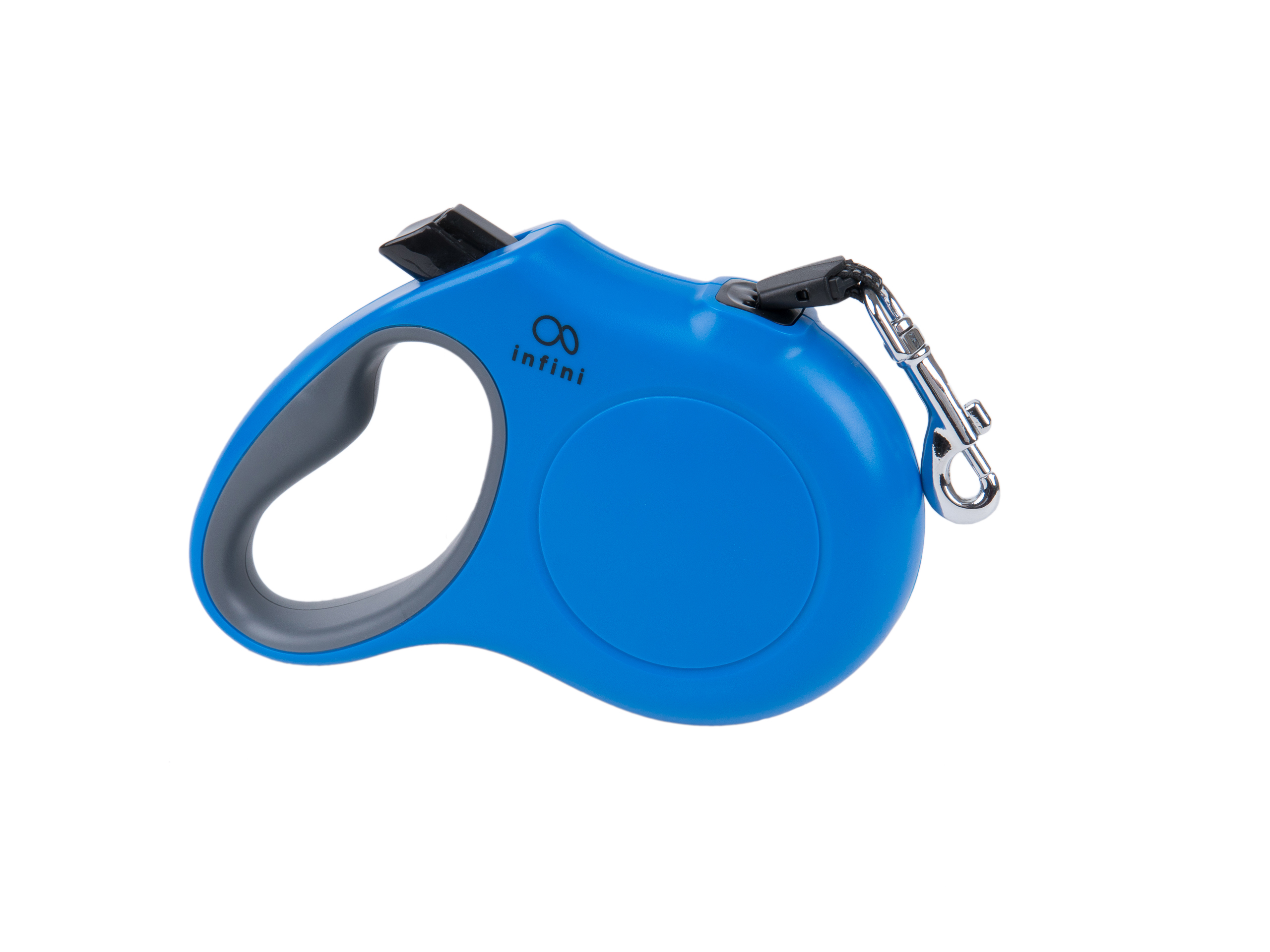 

infini Smycz automatyczna Freedom M 15kg Niebieska