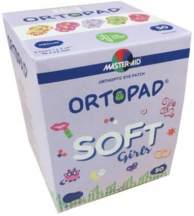 

Ortopad Soft Girls Plastry na oko Junior 50 sztuk
