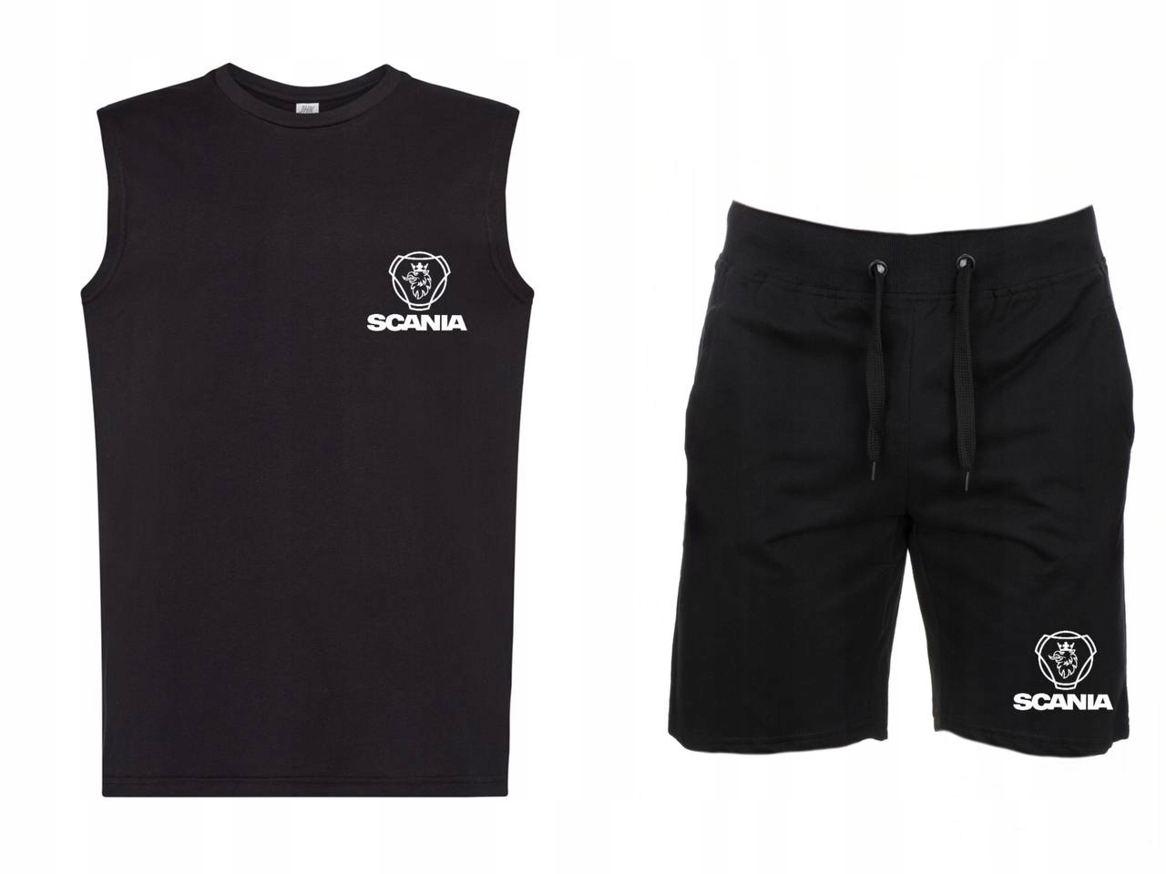 Sada: Tílko Bez Tričko Krátký Kraťasy Scania XL