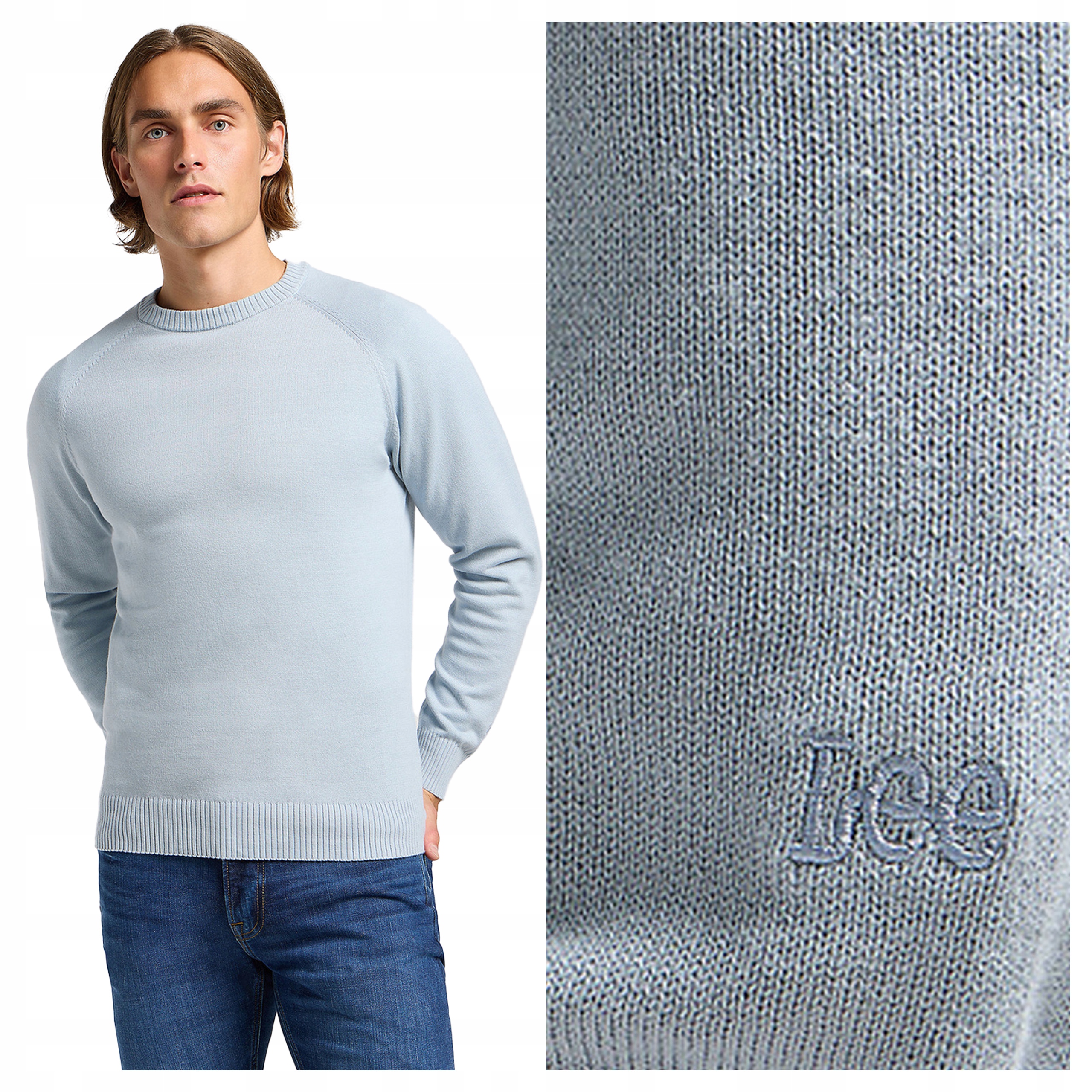 Lee Clean Raglan Sweater L Pánský svetr