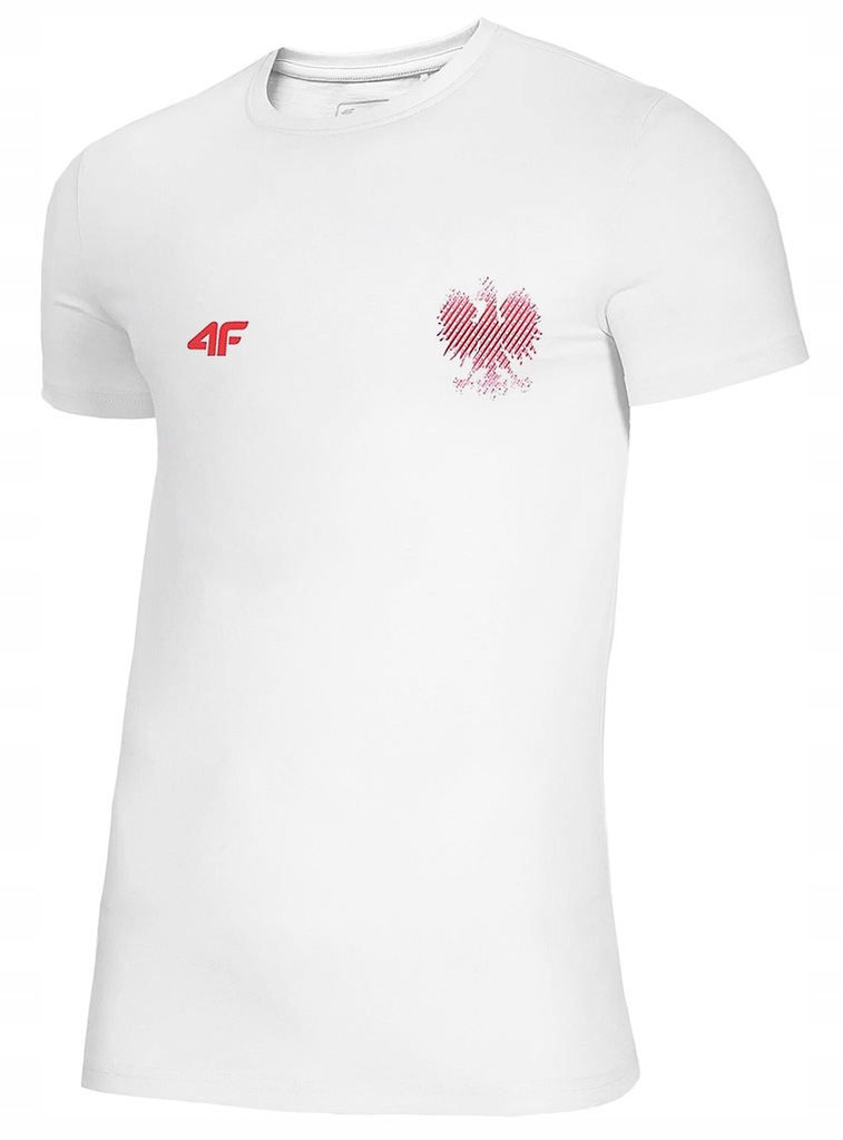 

A9115 Męska Koszulka T-shirt Kibica Polska 4F XL