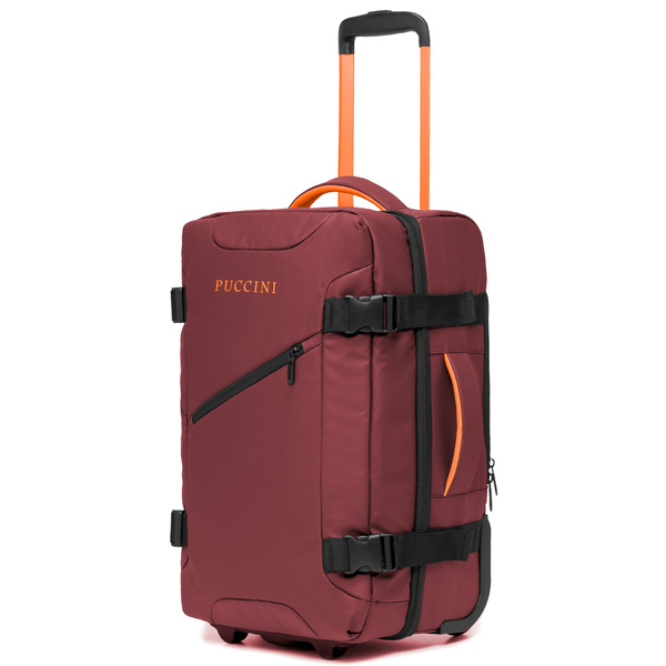 Mała walizka plecak Puccini Colorado EM50249C-3B czerwona