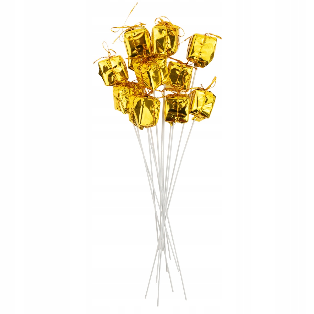 PREZENCIKI NA DRUCIKU 12SZT OZDOBA STROIK Materiał plastik