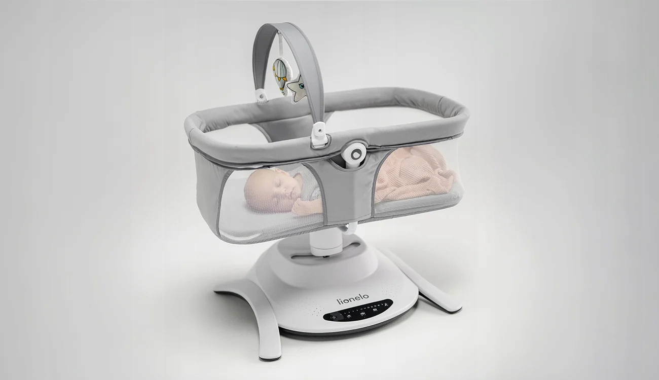 Lionelo Bella Set 2w1 Leżaczek Bujaczek Gondola Łóżeczko pilot melodie Marka Lionelo