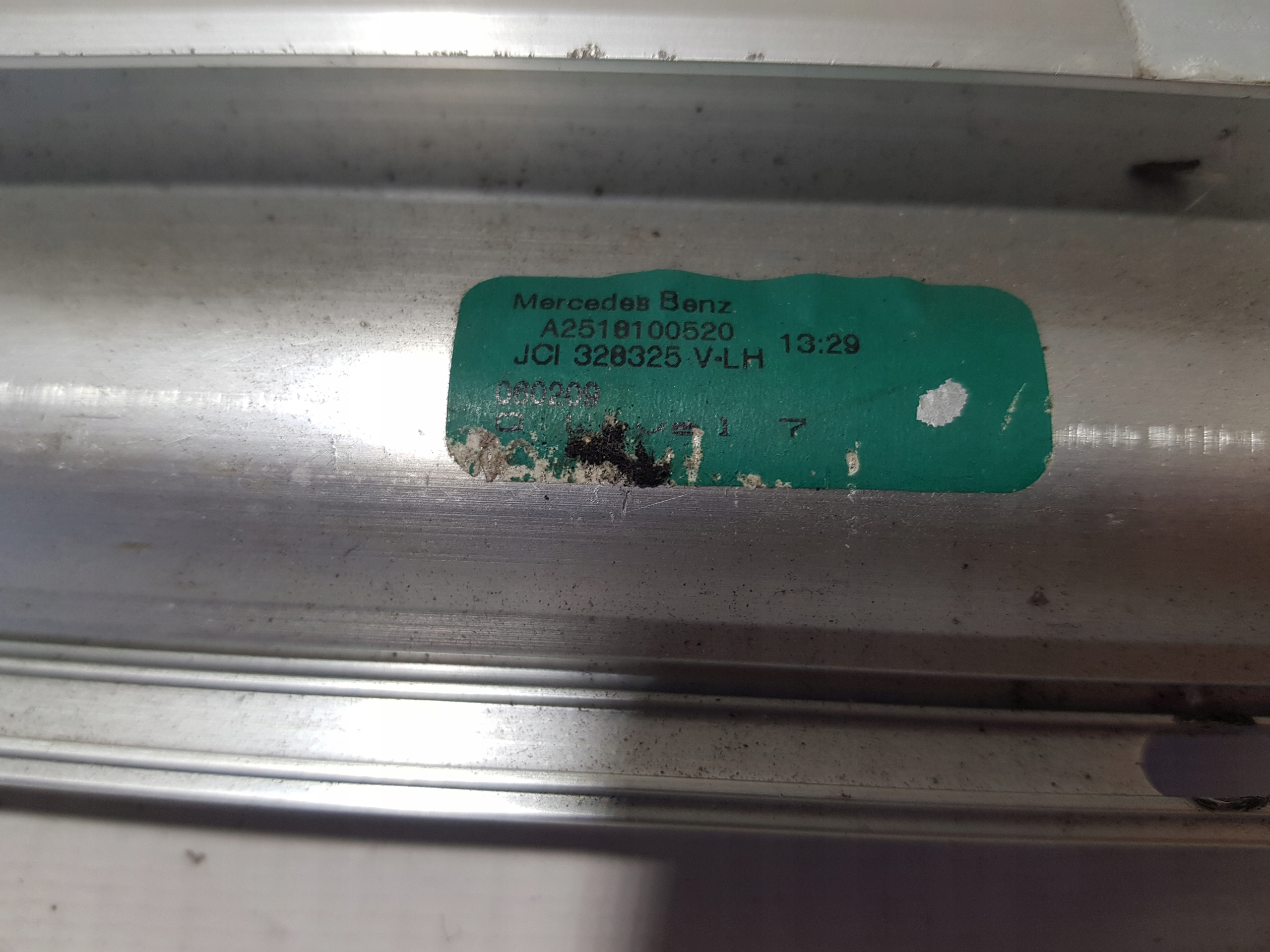 blinds door MERCEDES W251 LONG left rear part rear