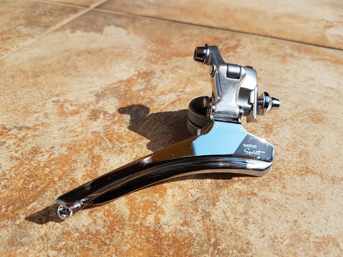 przerzutka przód SUNTOUR Sprint, vintage
