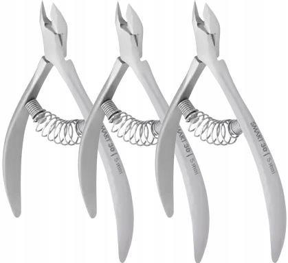 3 x Staleks Profesionální kleště na kůži Smart 30 5 mm Nerezová ocel