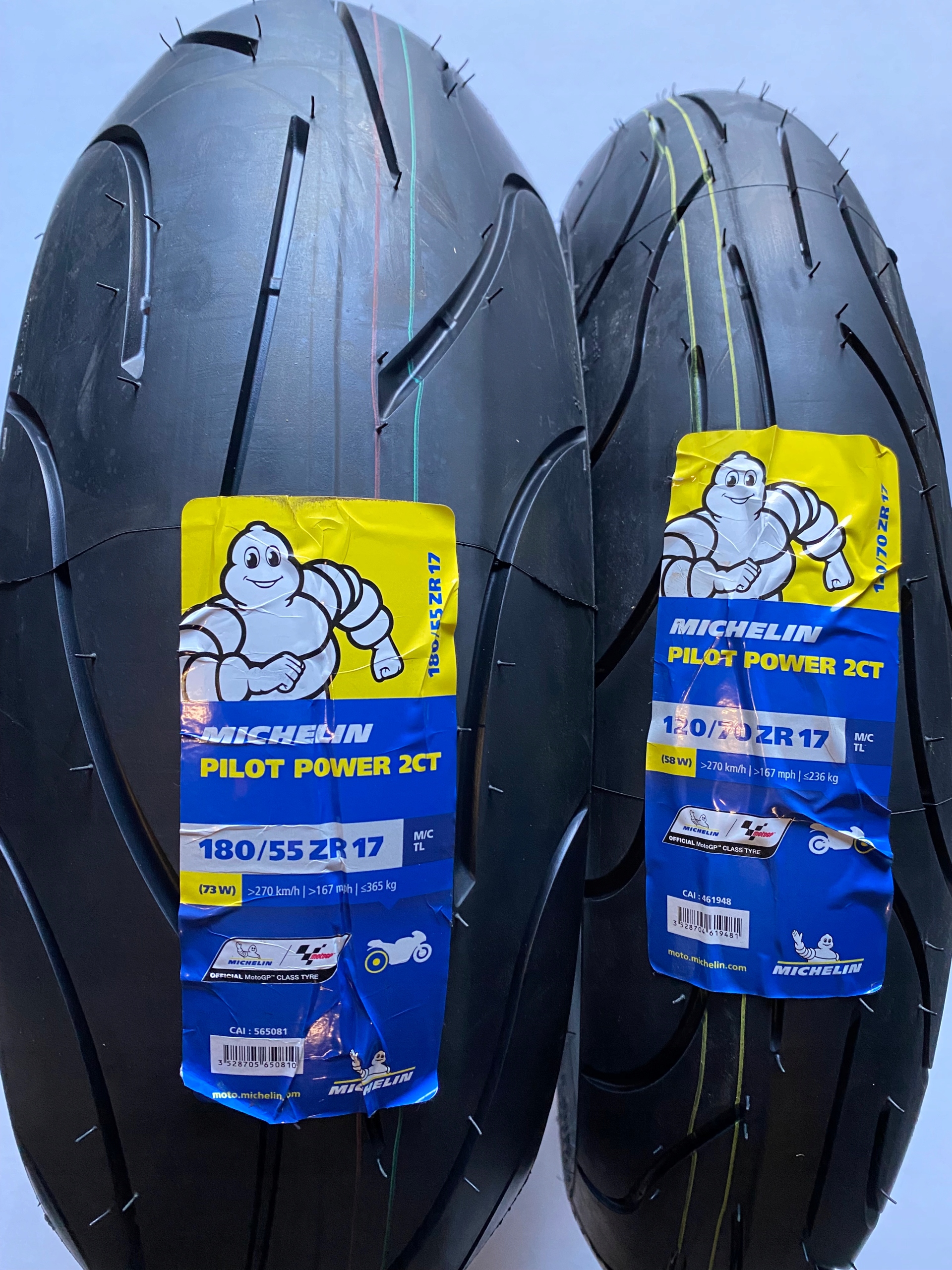 ШИНИ MICHELIN PILOT POWER 2CT 120/70/17 180/55/17