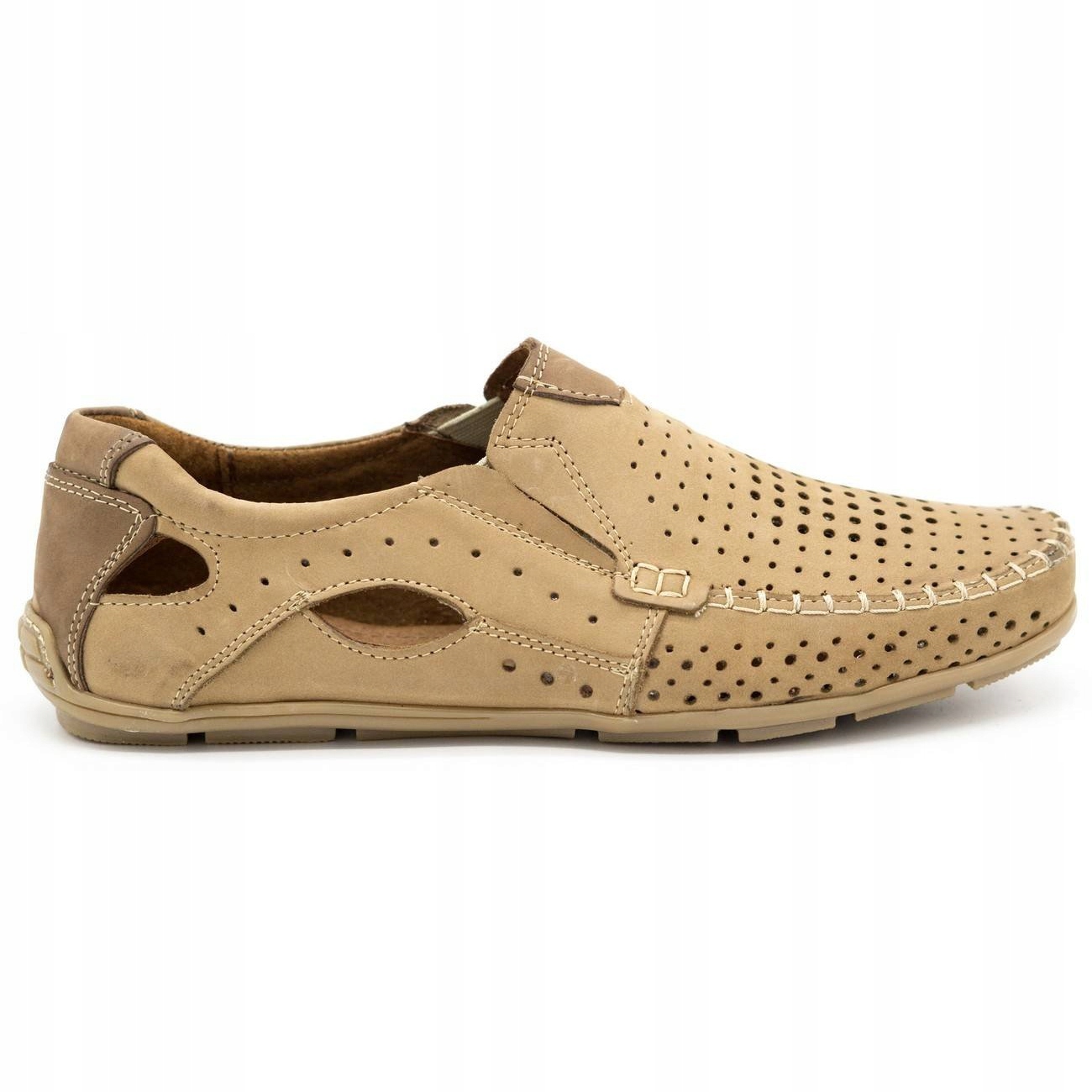 

Buty męskie mokasyny 901 lato beżowe r.42