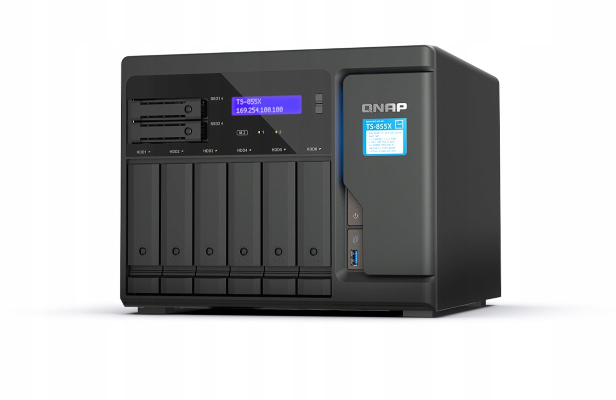 Nas server Qnap TS-855X-8G Intel 10GbE QuTS hero