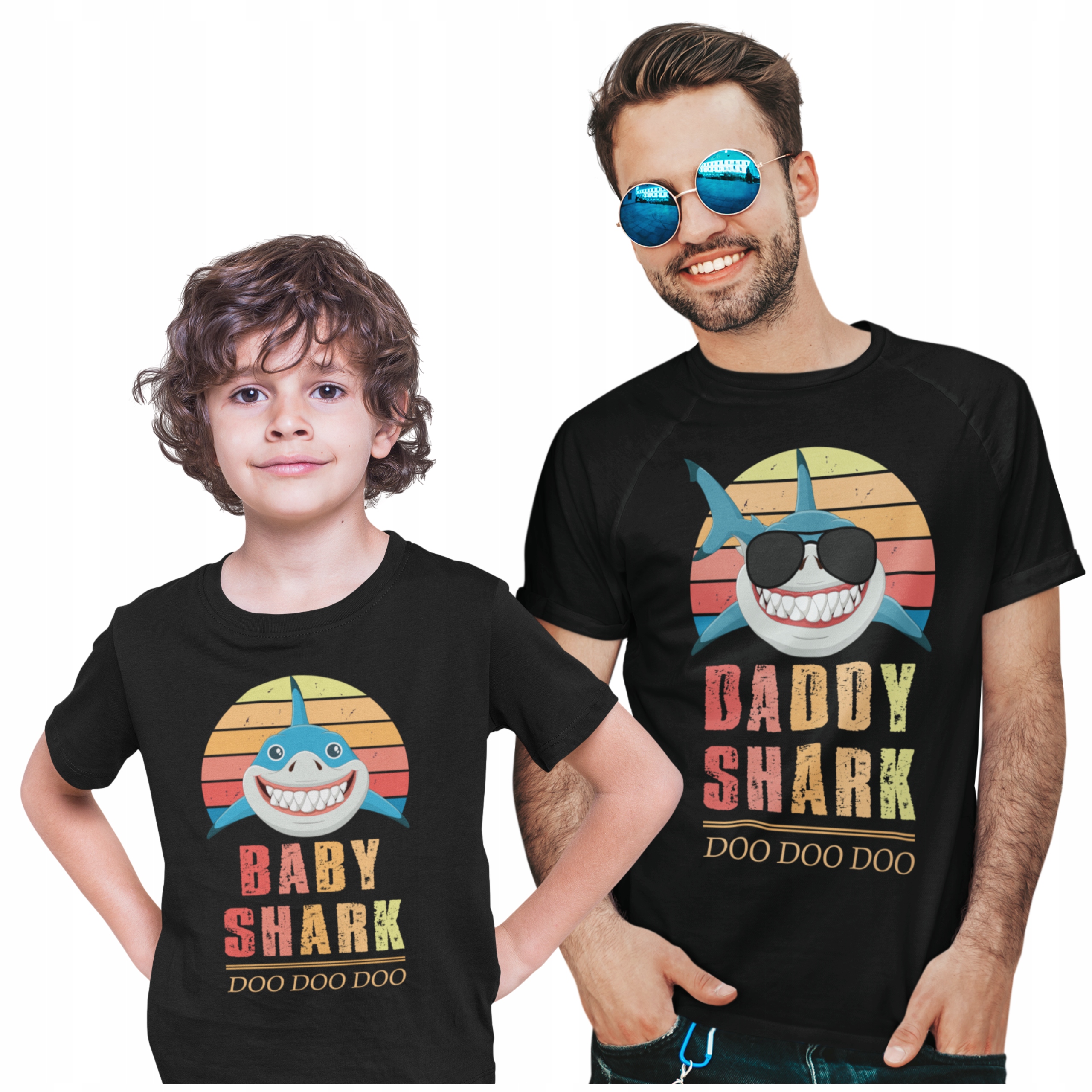 

Na Dzień Ojca Komplet Koszulki Shark