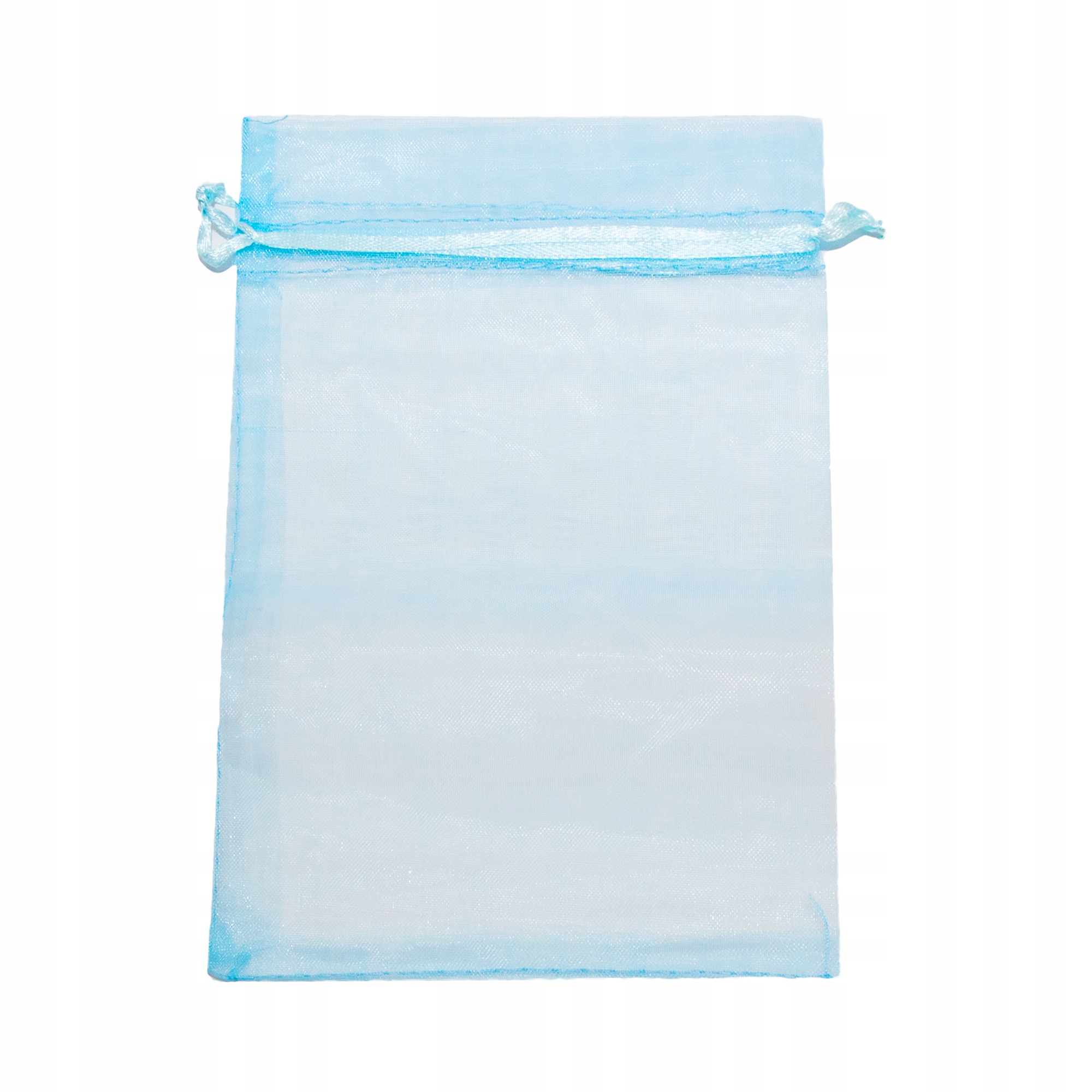 Sáčky z organzy 12 cm x 18 cm, modré, 100 ks