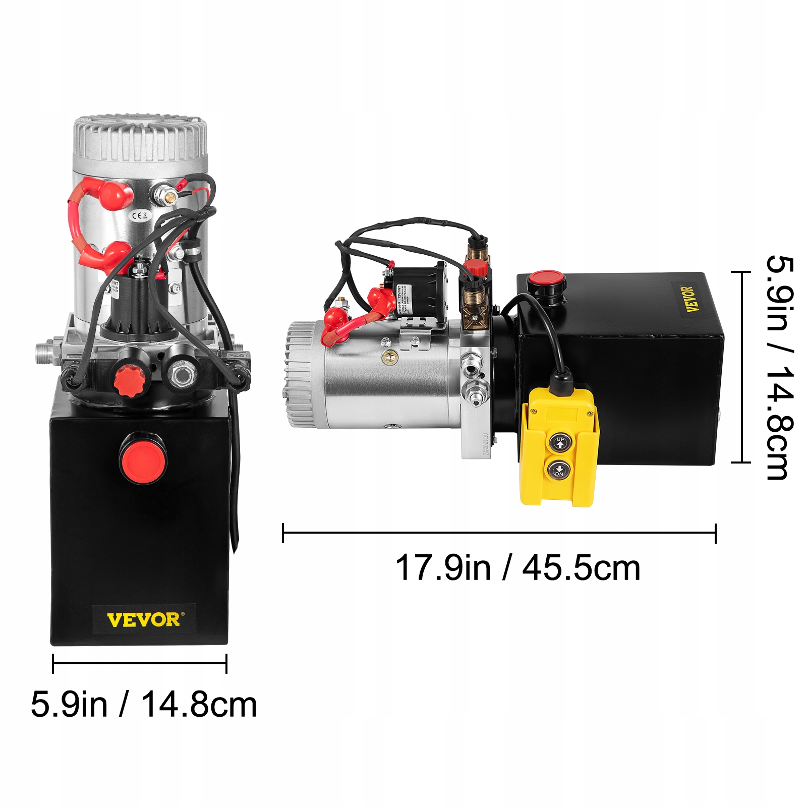 VEVOR Agregat Hydrauliczny Pompa 4L 3KW DC12V Marka Vevor