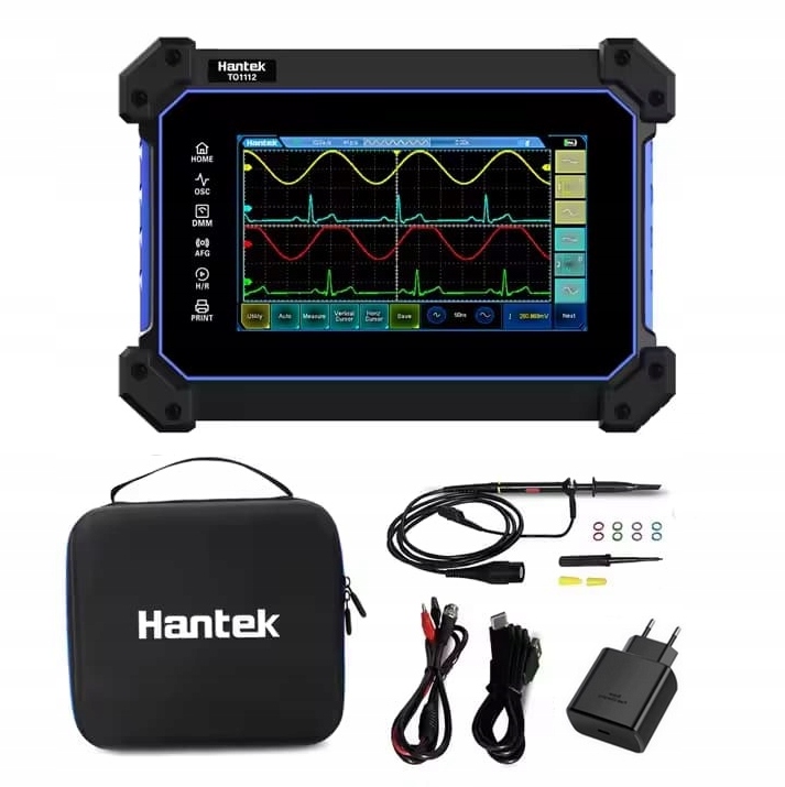 Hantek TO1154C ručný digitálny dotykový osciloskop 4-kanálový 150 MHz 1GSa/s