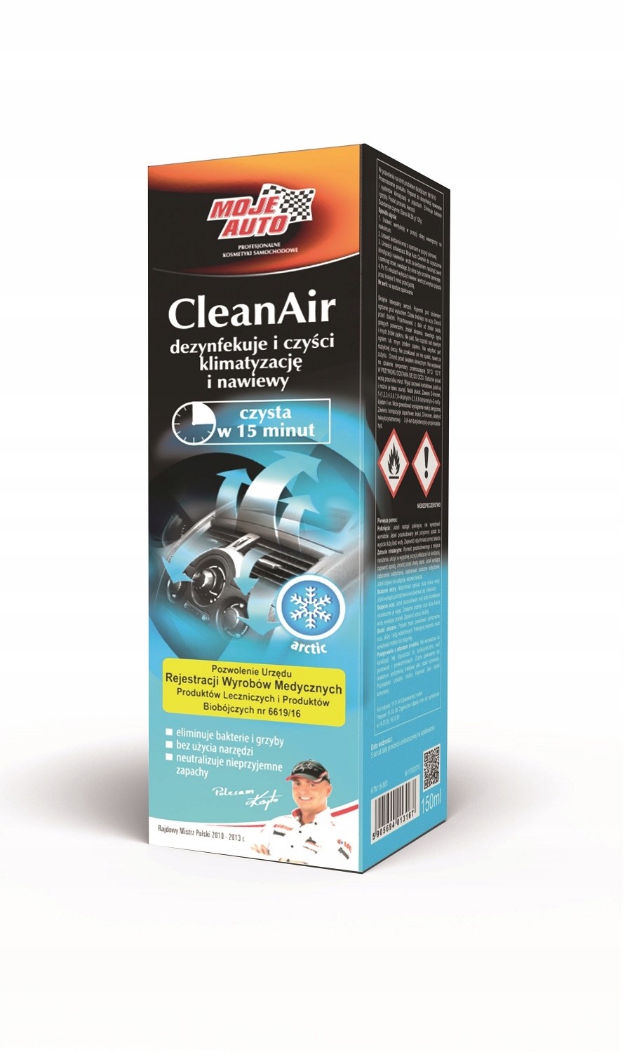 

Moje Auto CleanAir Arcitic granat do klimatyzacji