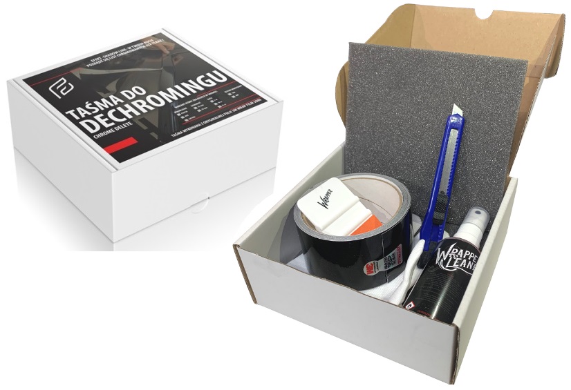 3M TASMA CZARNY POLYSK ROLKA 10m FOLIA DECHROMING