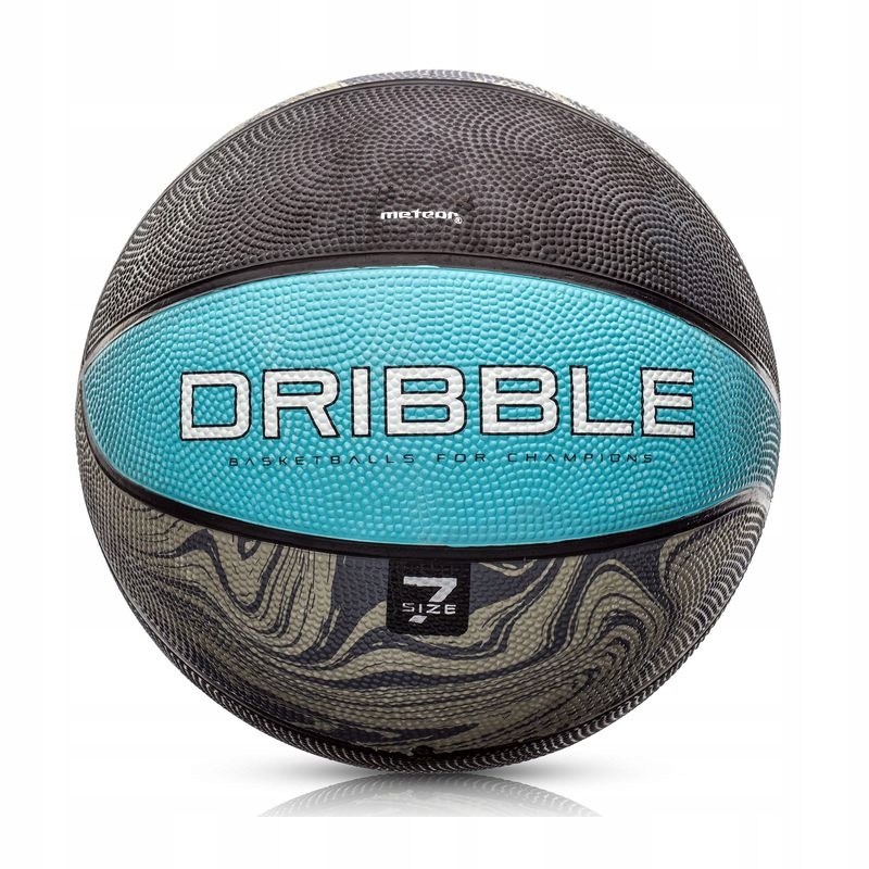 Piłka do koszykówki Meteor Dribble Niebieska 7