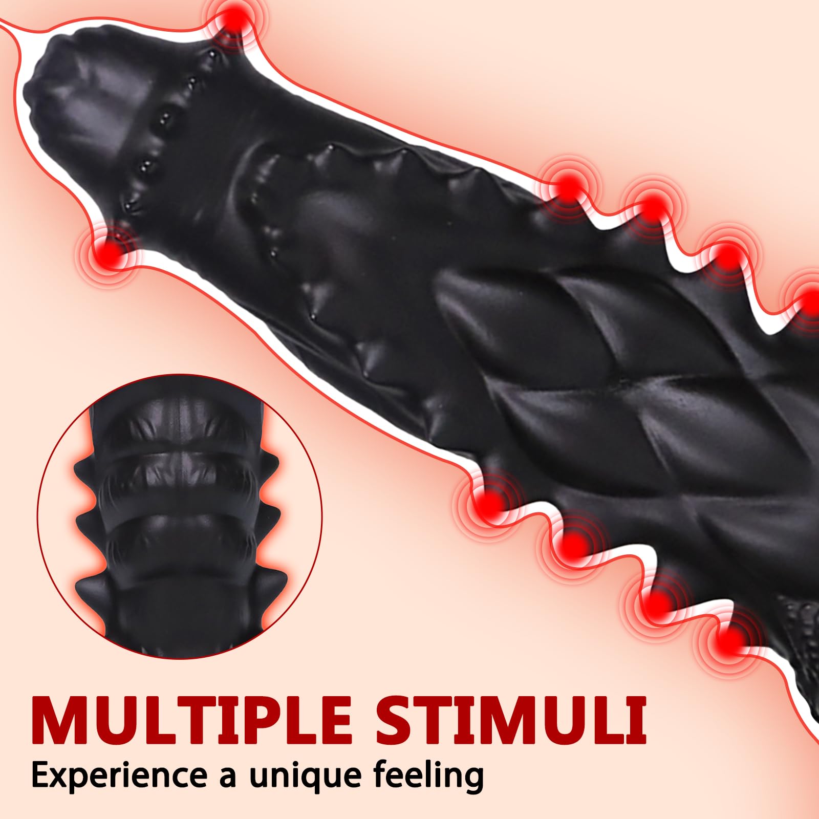 FLYSL Ogromny Dildo Analny XXL Z Przyssawką Dla Kobiet I Mężczyzn — miniatura 4