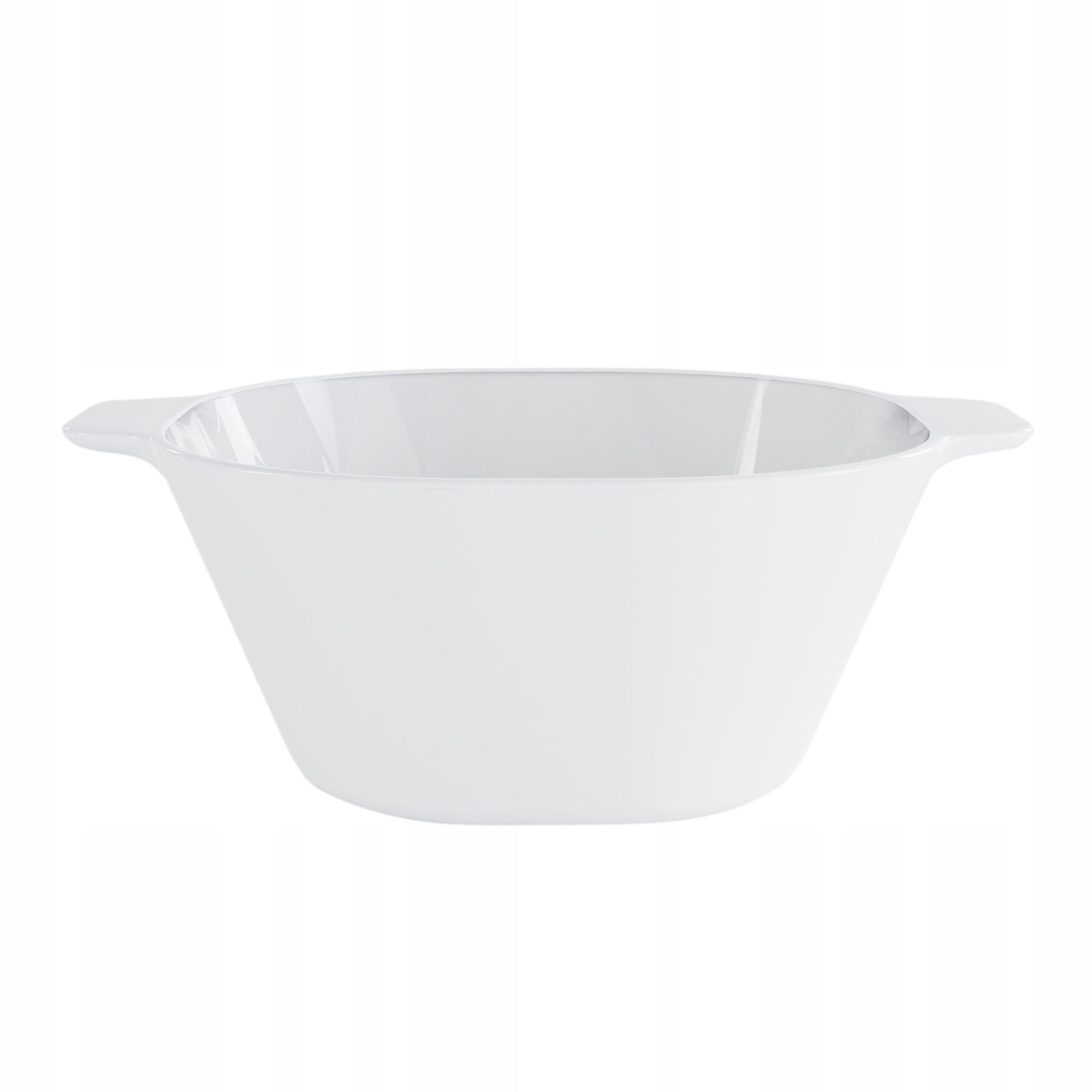 Bulionówka flaczarka 500ml miseczka z uszami szkło hartowane białe 1 sztuka