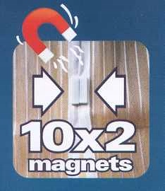 SUPER MOSKITIERA MAGNETYCZNA 130/120/110 x 220/210 Wysokość maksymalna 220 cm