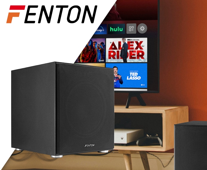 Aktywny Subwoofer 12'' 400W 4ohm czarny do kina domowego Kod producenta 100.312