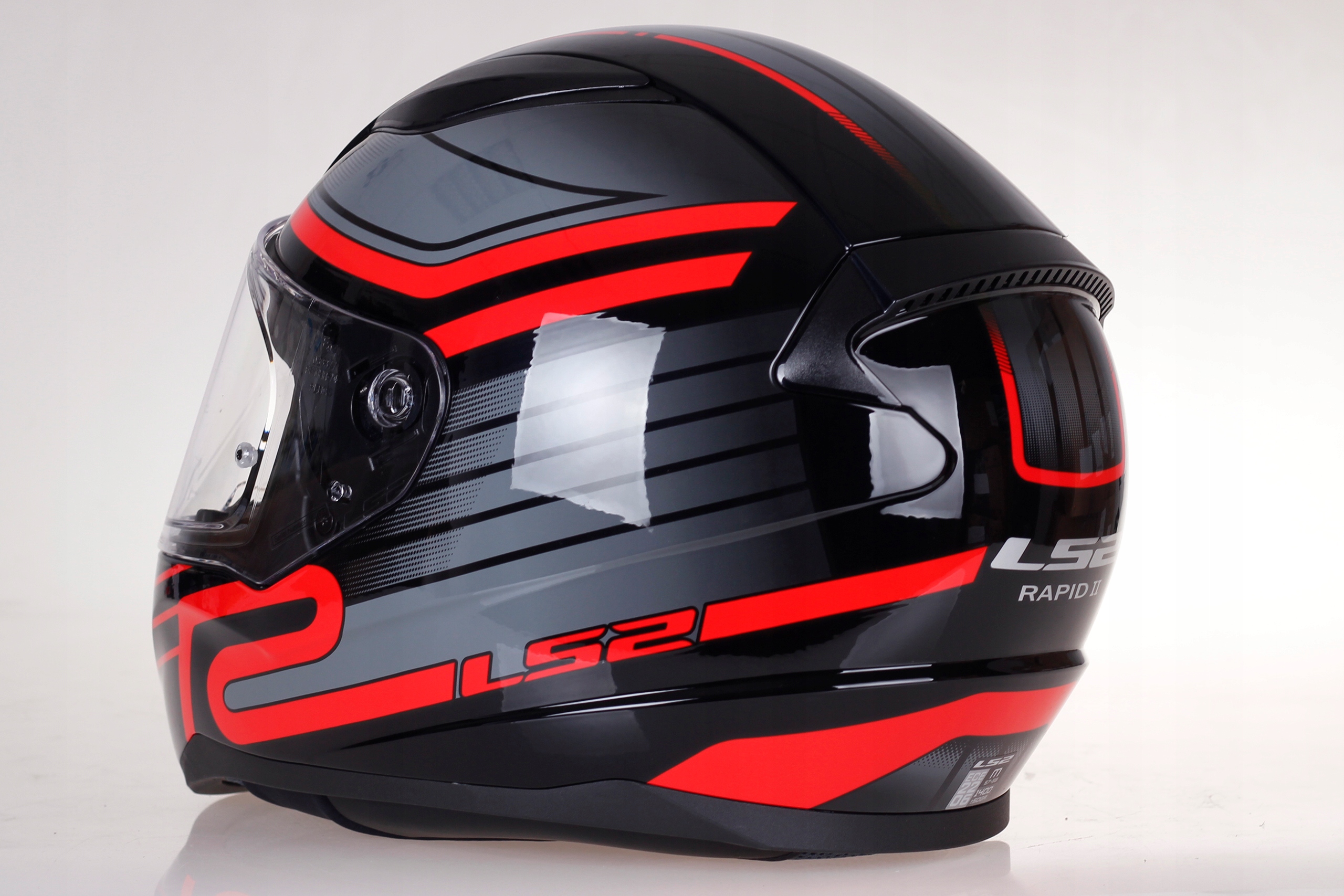 LS2 FF353 RAPID II KASK MOTOCYKLOWY CIRCUIT black Typ Integralne / Pełne