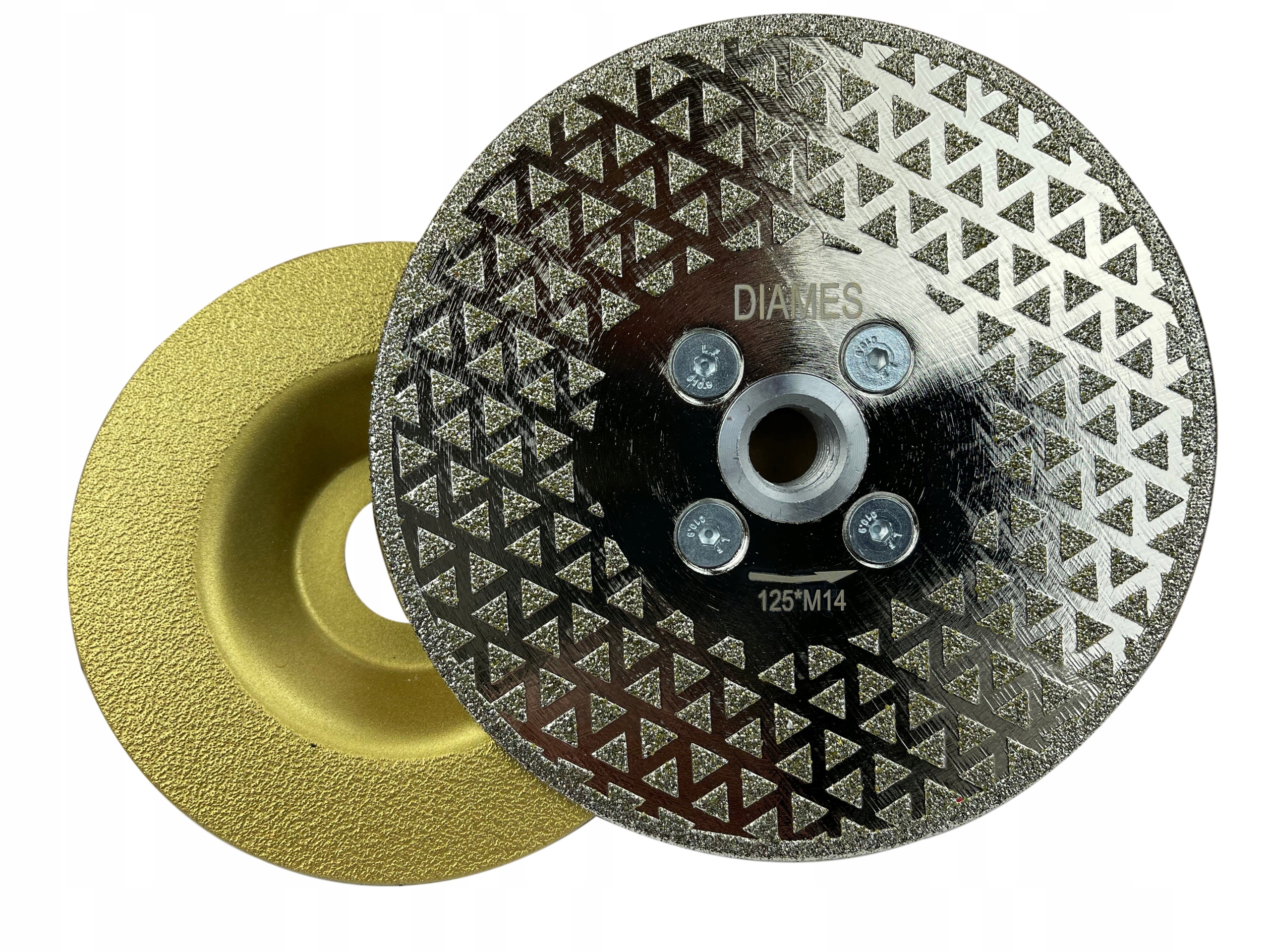 ZDZIER TARCZA DIAM 125 M14 SZLIFOWANIE GRES 45 ST