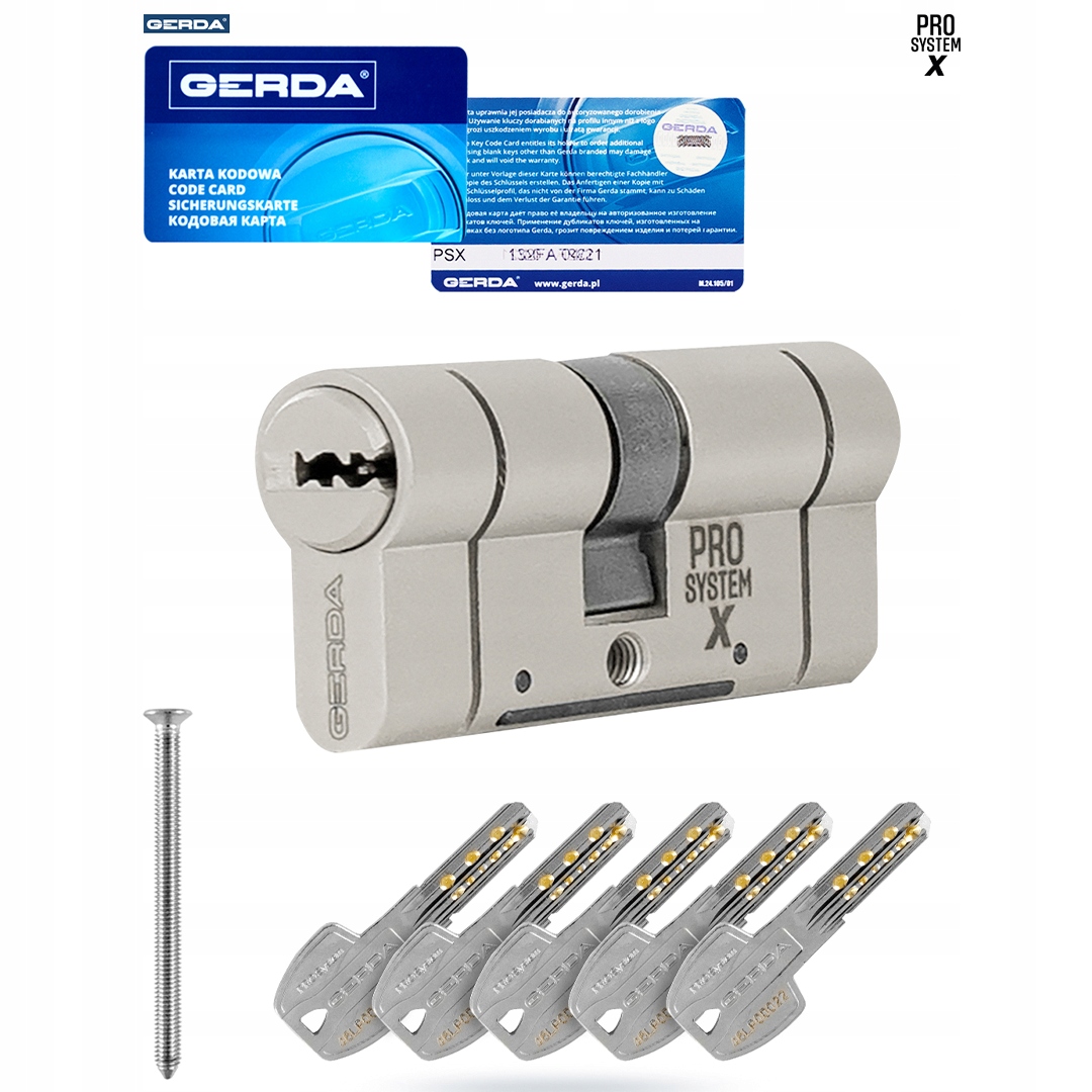 Vložka 30/35 Atest C KL6.2 nikl Gerda Psx