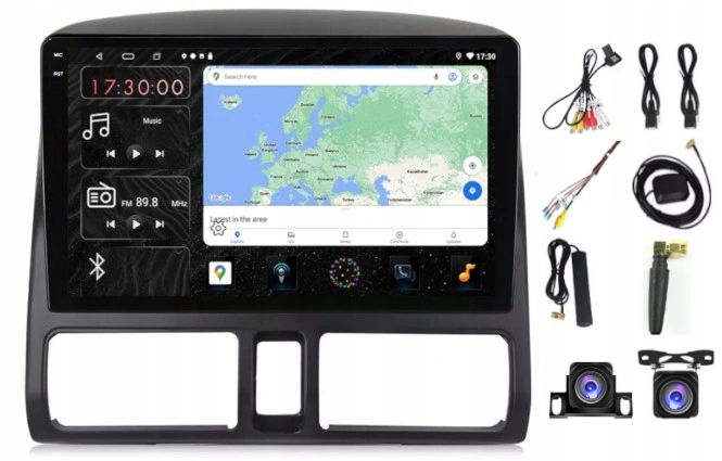Rádio Navigácia Carplay Gps Android Bt Honda Crv 2002-2006 4GB 64GB Sim