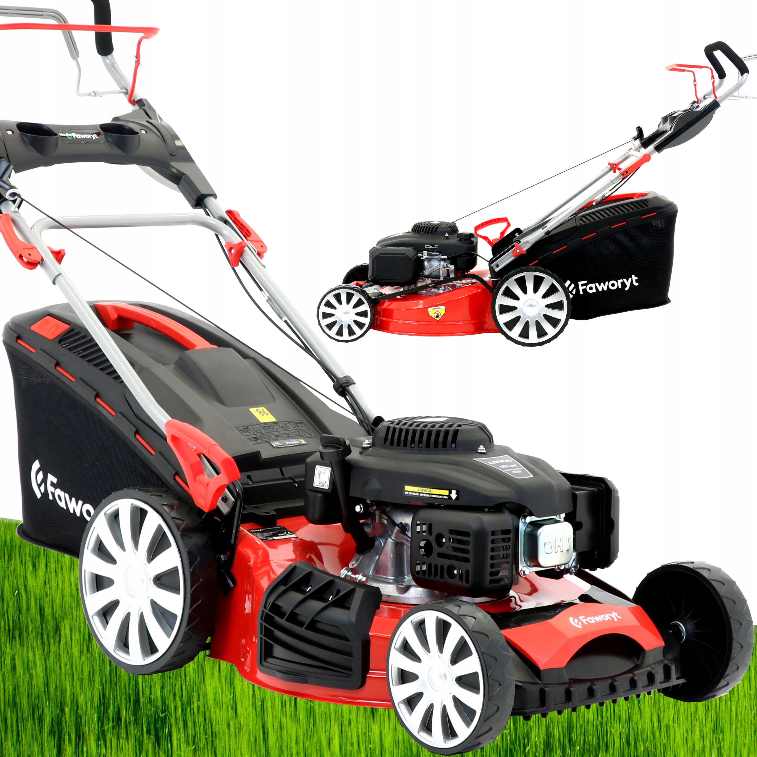 Kosiarka spalinowa Faworyt SHE51N196L 51cm 4,96KM Loncin Żeliwna tuleja