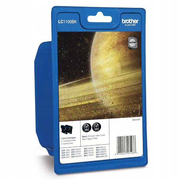 Inkoust Brother LC1100BKBP2 černý, originální
