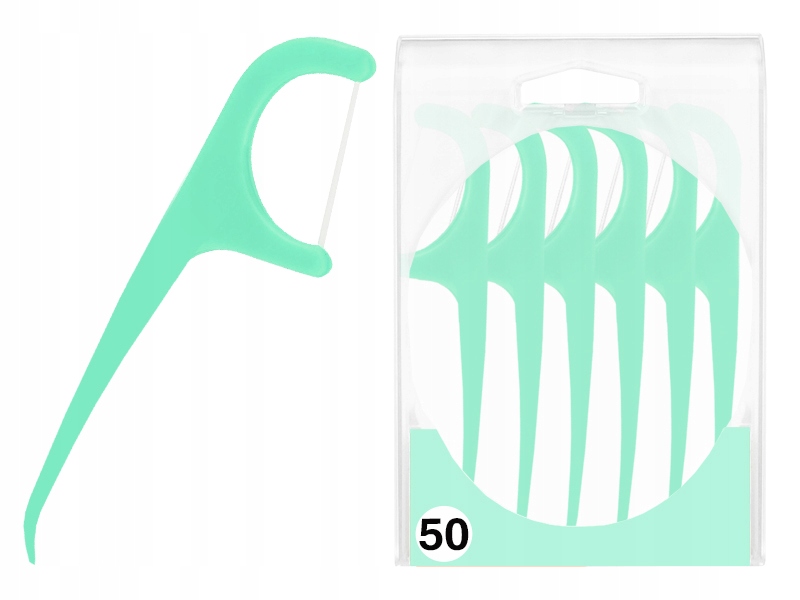 

Nić Dentystyczna Floss Z Fluorem Wykałaczki 50 Szt