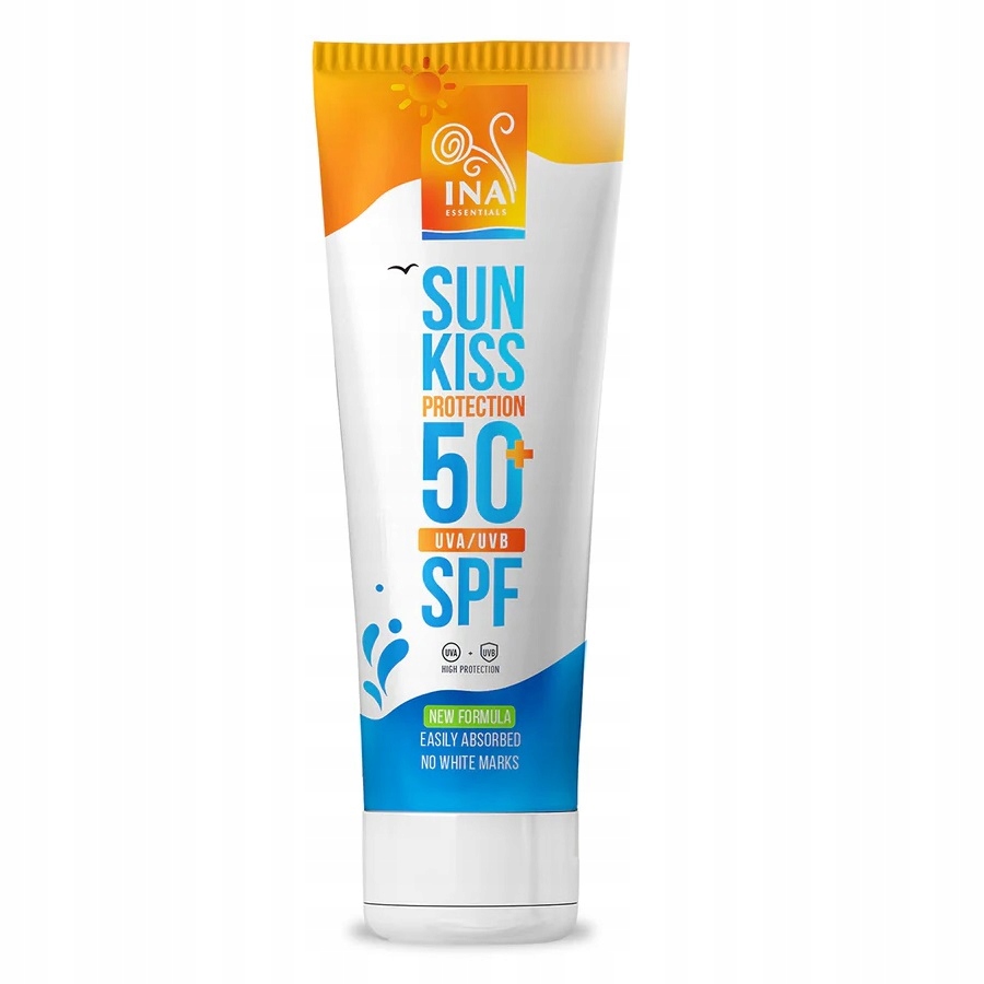 Ina Essentials Sun Kiss Protection SPF50+ Krém S Filtrem Na Obličej 100 ml