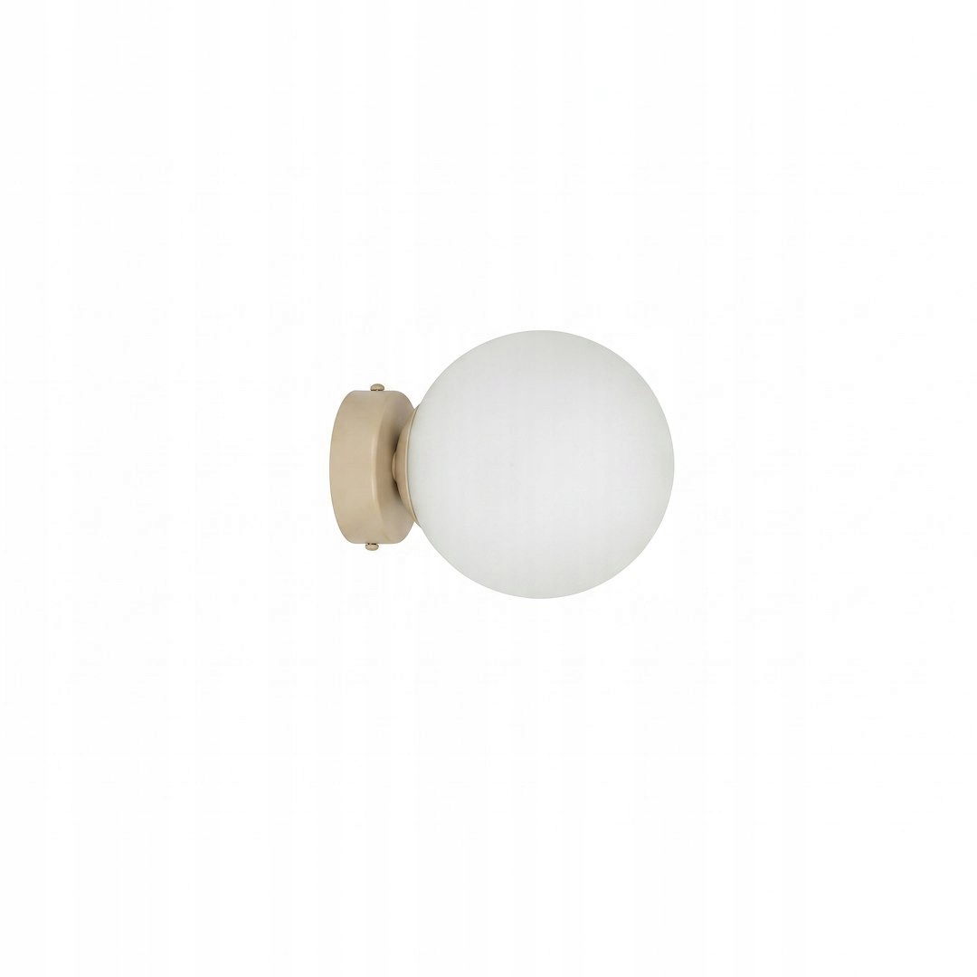 Nástěnné svítidlo Mokka s opálovým kulatým stínítkem E14 10W Led