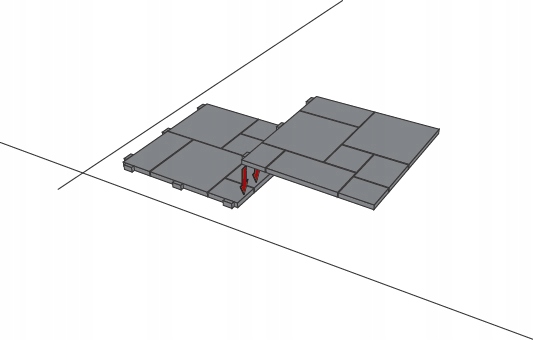 PODEST TARASOWY PŁYTKA PODŁOGA NA BALKON ECO BRUK KOSTKA BRĄZ 30x30 cm Gama kolorystyczna odcienie brązu