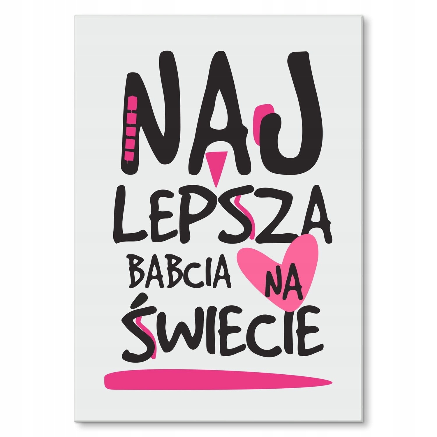 Velký Kovový Plech Dárek Nápis Pro Babičku Nejlepší Babička Na Světě