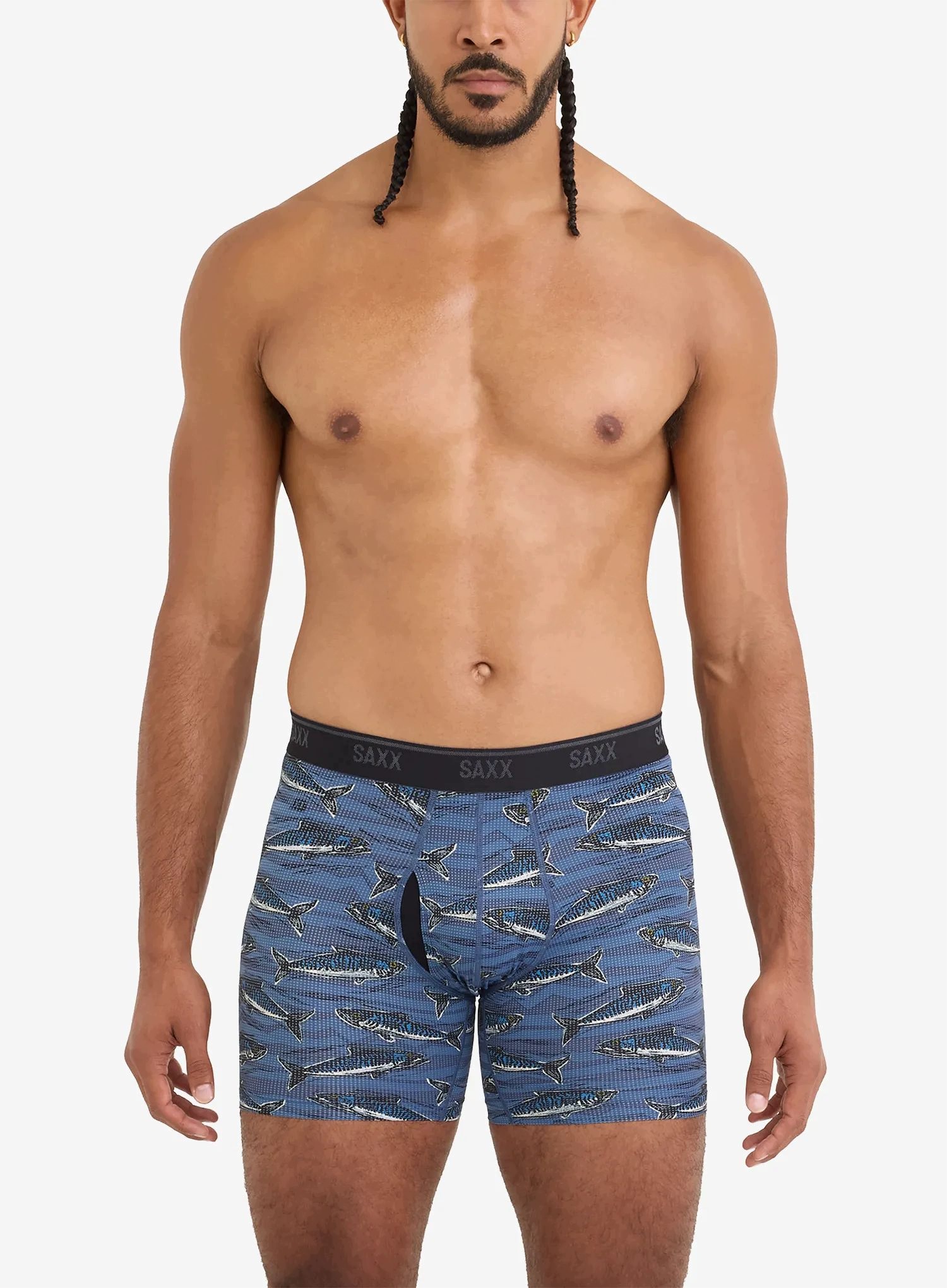 Termoaktivní boxerky Saxx Quest Quick-Dry Mesh Boxer Brief Fly XL