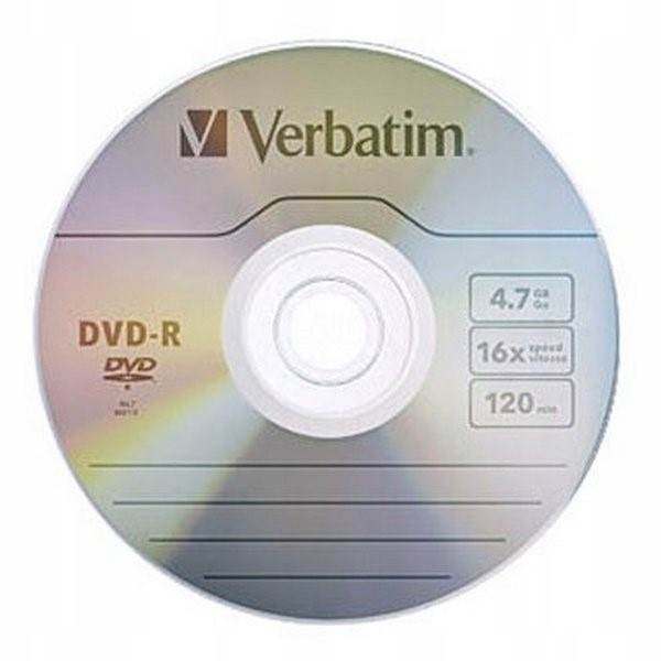 Dvd+r 4,7GB x16 Verbatim Azo 100szt.