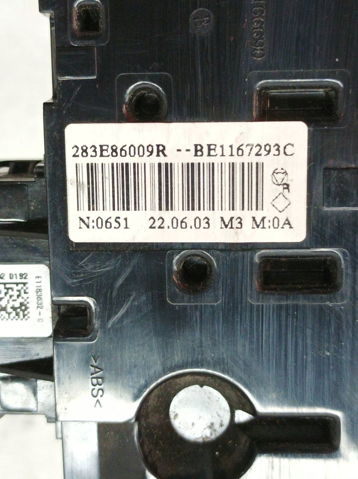 switch 283E86009R Dacia Duster II (2017-2024)