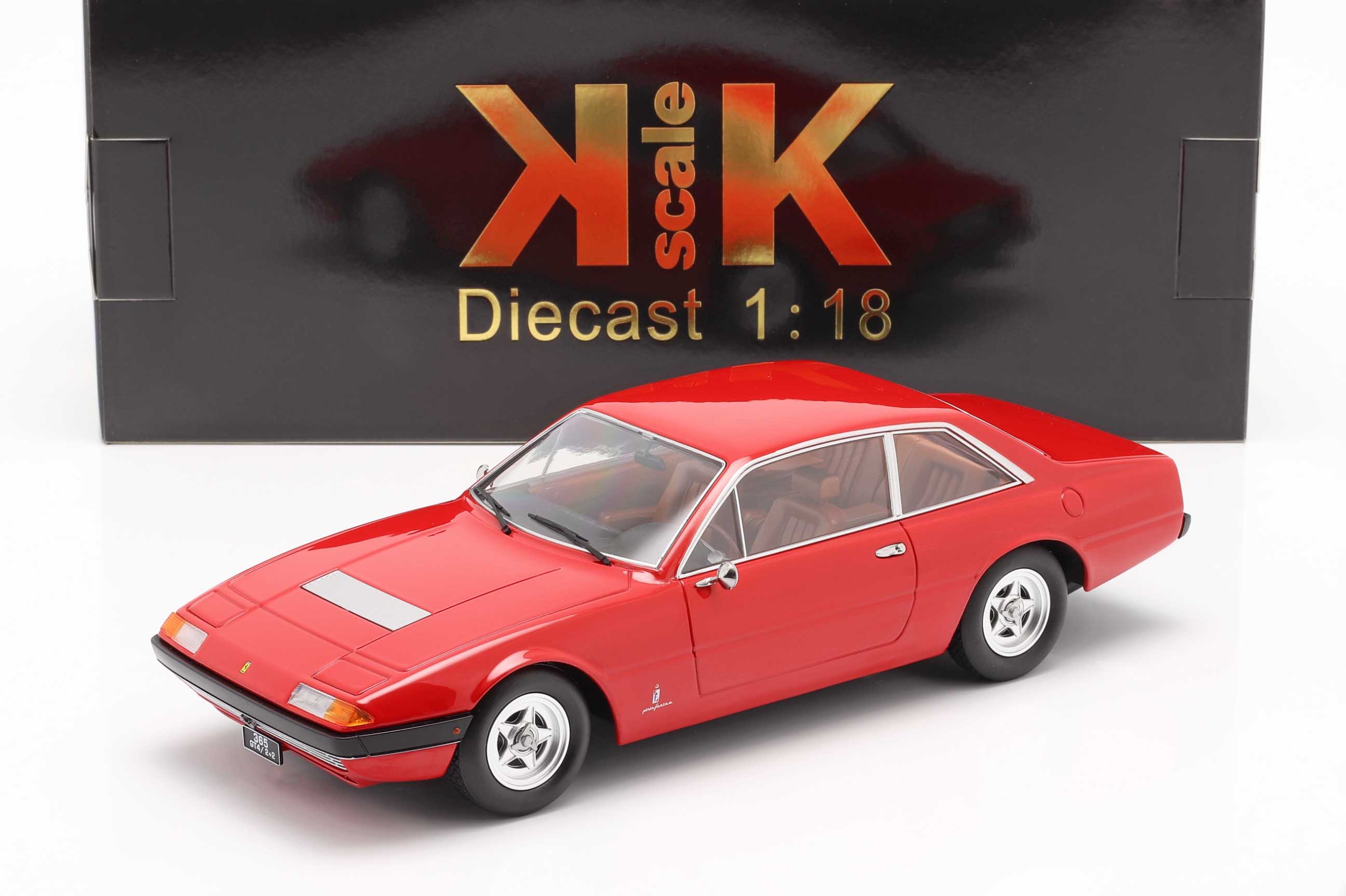 Kk Scale Ferrari 365 GT4 2+2 1972 Rosso 1:18