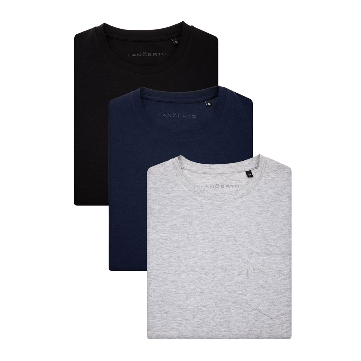 Zestaw 3-pak Koszulek T-shirt z Kieszonką Roth 2XL
