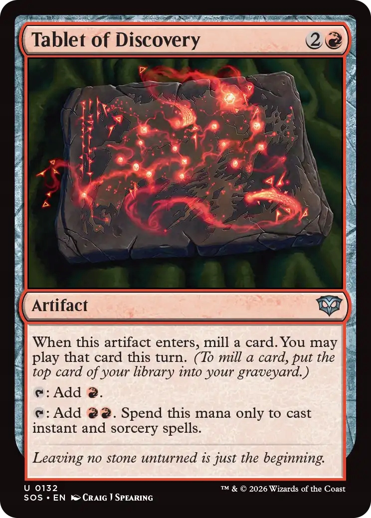 Mtg 2x Tablet of Discovery (u)