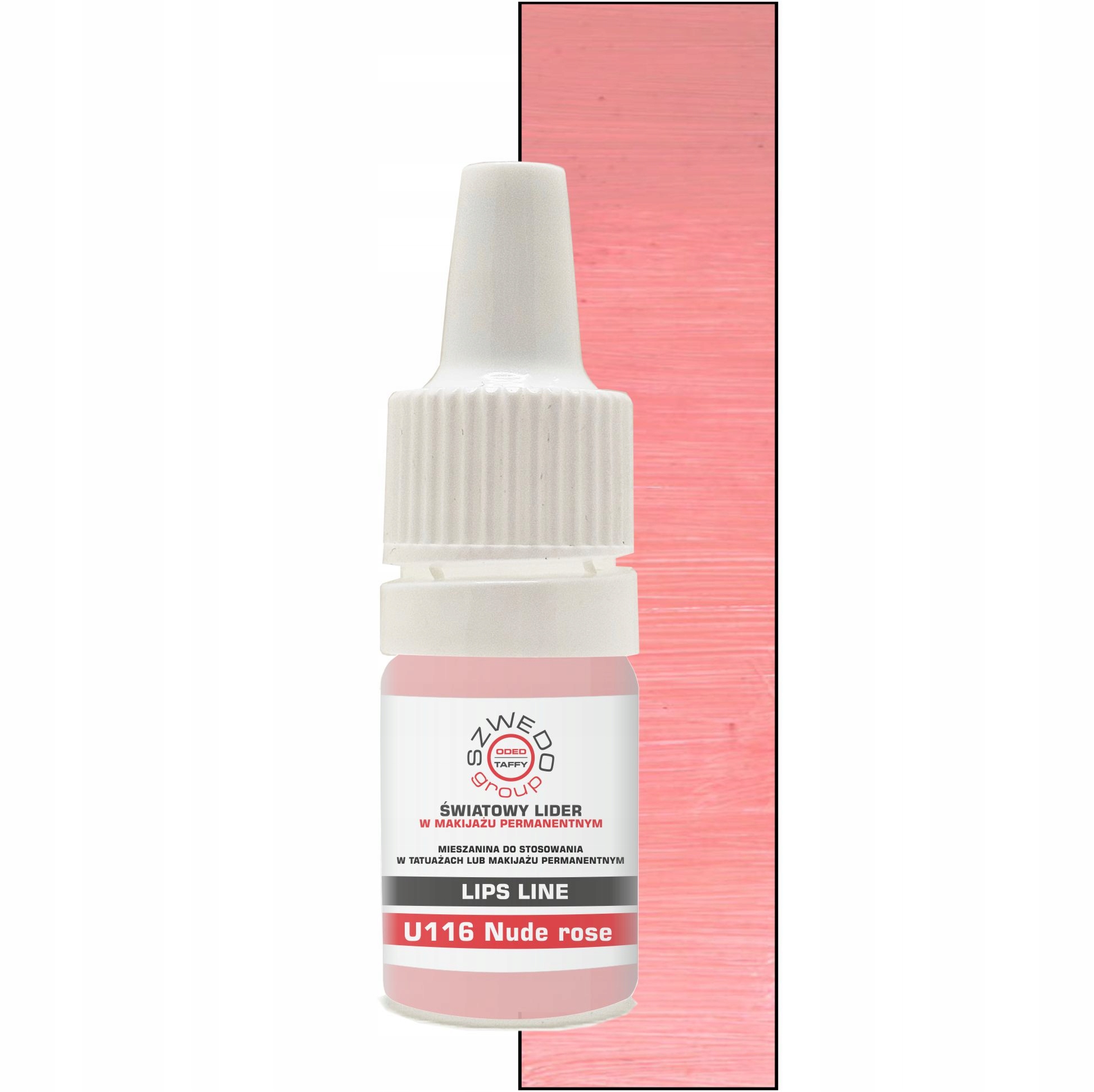 U116 Nude Rose – pudrový nude pigment pro permanentní líčení rtů