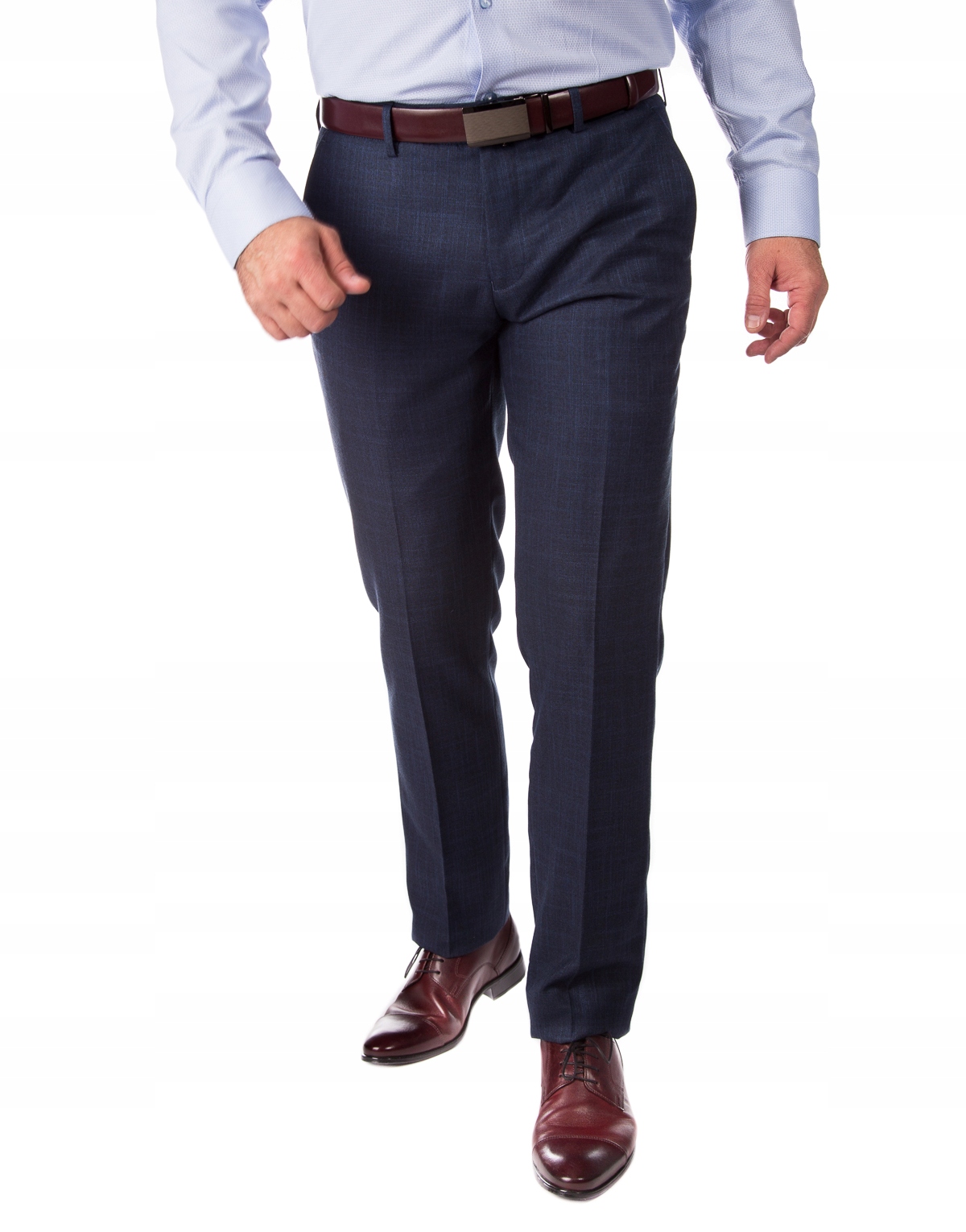 Pánské tmavě modré elegantní kalhoty W30 L32